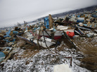 Demolished ships lie strewn about near the fishing port of Minamisanriku town, in Miyagi prefecture, northeastern Japan, Feb. 23, 2012. The local fisherman's union says last year's tsunami wiped out 90 percent of local fishing boats. Demolished ships lie strewn about near the fishing port of Minamisanriku town, in Miyagi prefecture, northeastern Japan, Feb. 23, 2012. The local fisherman's union says last year's tsunami wiped out 90 percent of local fishing boats.