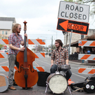 Every Flat Surface: Jay Cobb Anderson (left) and Tyler Thompson on the street at SXSW 2011 in Austin, Texas. Every Flat Surface: Jay Cobb Anderson (left) and Tyler Thompson on the street at SXSW 2011 in Austin, Texas.