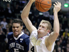 In the closing minutes of a game last month, Purdue University's Robbie Hummel was fouled by Penn State's Matt Glover. College basketball needs to find ways to make its games' final moments more exciting, says Frank Deford. In the closing minutes of a game last month, Purdue University's Robbie Hummel was fouled by Penn State's Matt Glover. College basketball needs to find ways to make its games' final moments more exciting, says Frank Deford.