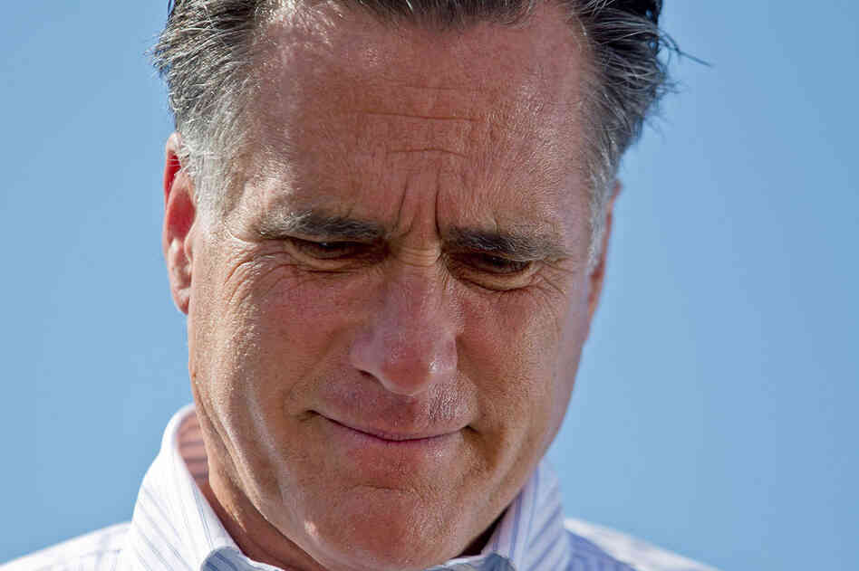 Mitt Romney speaks at a campaign stop in Kirkwood, Missouri. Romney lost primaries in both Mississppi and Alabama on Tuesday to Rick Santorum. 