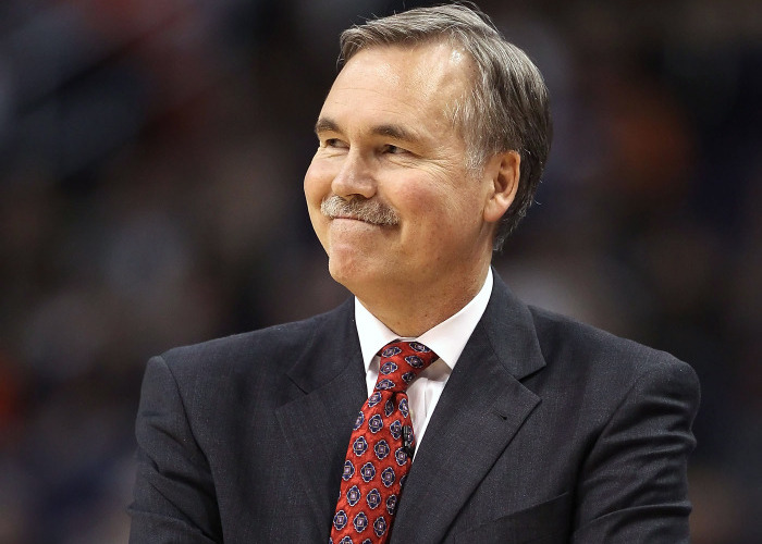 Head coach Mike D'Antoni of the New York Knicks during the NBA game against the Phoenix Suns at in January.