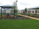 The Karnes County Civil Detention Center in Texas has outdoor spaces and other features meant to make immigrant detention less like prison. It will house mostly low-risk, nonviolent offenders. The Karnes County Civil Detention Center in Texas has outdoor spaces and other features meant to make immigrant detention less like prison. It will house mostly low-risk, nonviolent offenders.