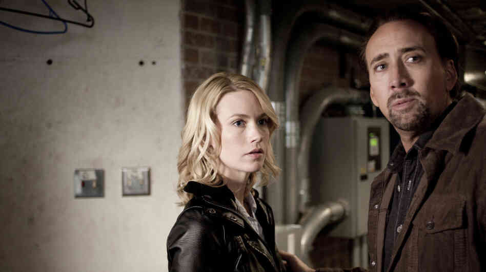 Quid Pro Quo: High-school English teacher Will Gerard (Nicholas Cage) and his wife Laura (January Jones) dodge the operatives of a shadowy New Orleans vigilante organization after Will makes a deadly deal with a mysterious man. Quid Pro Quo: High-school English teacher Will Gerard (Nicholas Cage) and his wife Laura (January Jones) dodge the operatives of a shadowy New Orleans vigilante organization after Will makes a deadly deal with a mysterious man.