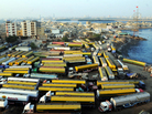 Oil tankers sit at a NATO supply terminal in the southern Pakistani port city of Karachi on Feb. 9. In November, Pakistan's government shut down the main routes for bringing supplies to U.S. and NATO troops in Afghanistan. Oil tankers sit at a NATO supply terminal in the southern Pakistani port city of Karachi on Feb. 9. In November, Pakistan's government shut down the main routes for bringing supplies to U.S. and NATO troops in Afghanistan.