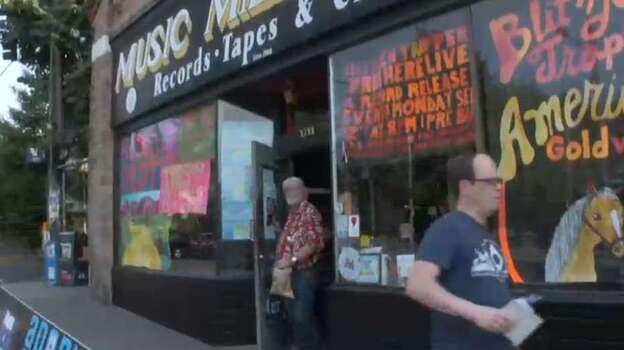 The storefront of Music Millennium, Portland's premier independent record store. (WXPN)