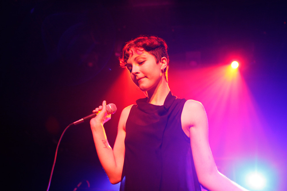 Polica's stage show was a welcome jolt of beauty and power in contrast to the shimmery debut album, Give You the Ghost..