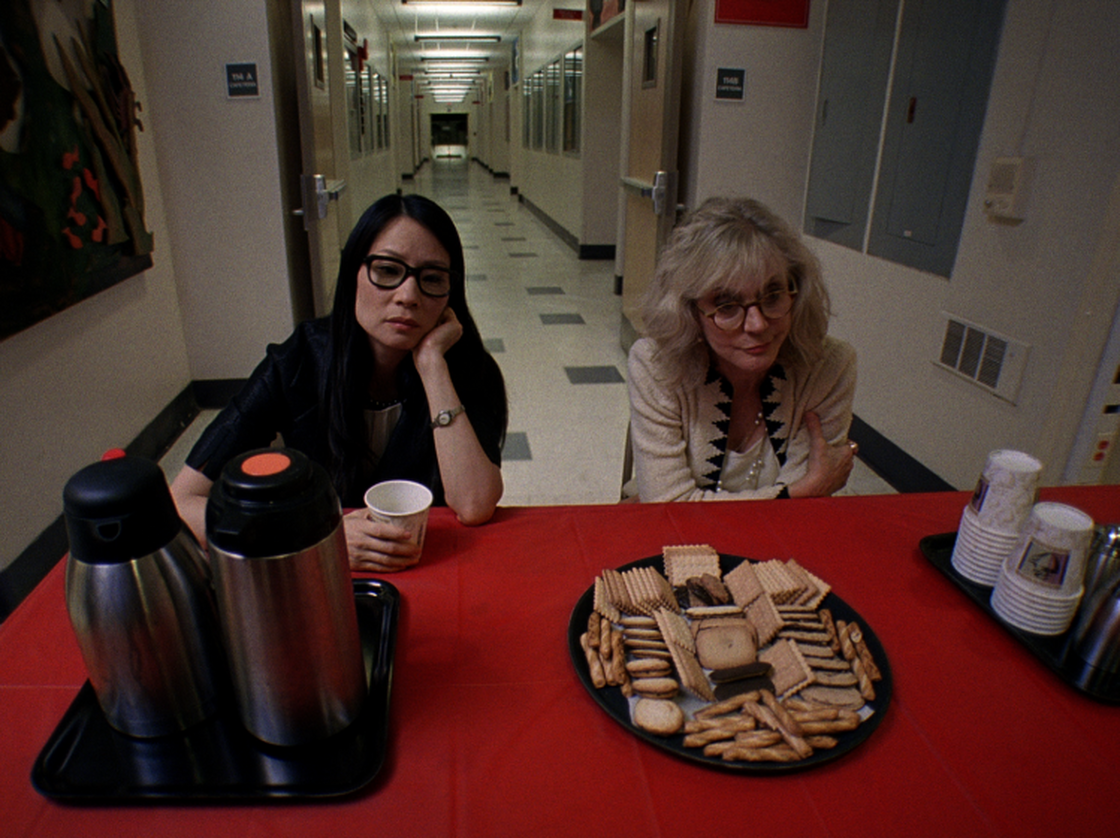 Lucy Liu and Blythe Danner play educators struggling to maintain order with students and in their own lives.