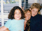 Laura (left) and Phil Donney (right), with their Aunt Abby, whom they call "Tabby." Laura (left) and Phil Donney (right), with their Aunt Abby, whom they call "Tabby."