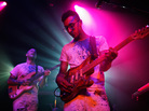 Rafael Perez (left) and Henry D'Arthenay of Venezuelan rock band La Vida Boheme.