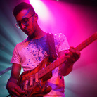 Rafael Perez (left) and Henry D'Arthenay of Venezuelan rock band La Vida Boheme.