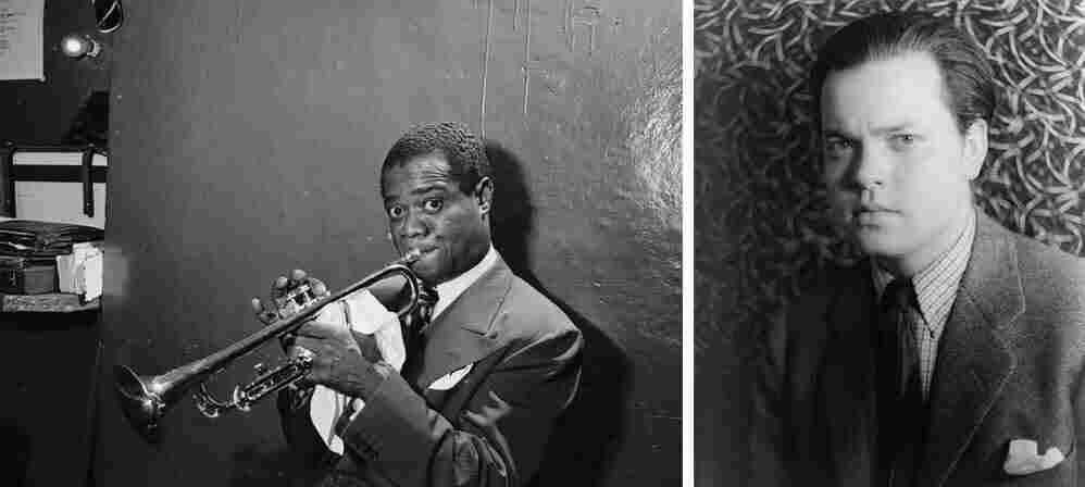 Louis Armstrong, 1946 (William P. Gottlieb) and Orson Welles, 1937 (Carl Van Vechten) Louis Armstrong, 1946 (William P. Gottlieb) and Orson Welles, 1937 (Carl Van Vechten)