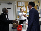 Mitt Romney shakes hands with hotel staffers in the Cleveland suburbs in February. Mitt Romney shakes hands with hotel staffers in the Cleveland suburbs in February.