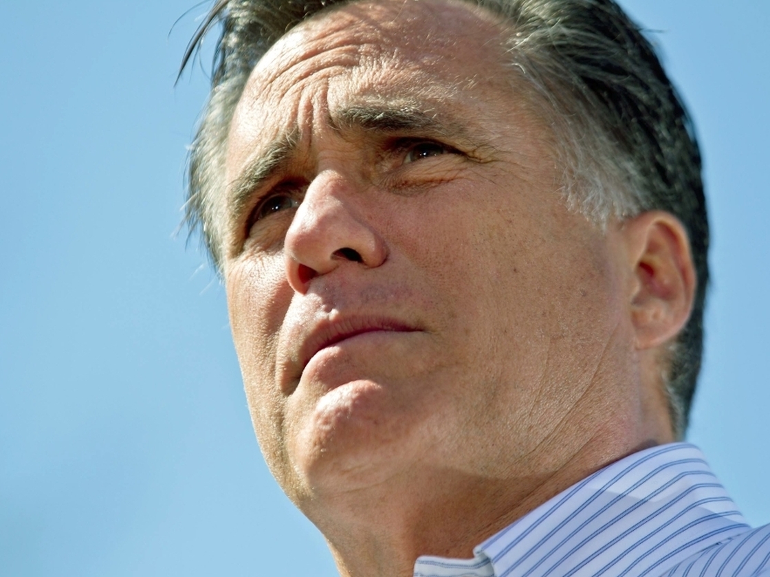 By talking about "restoring" the past, Mitt Romney hopes his campaign will have broad appeal. Here he addresses supporters during a campaign stop at Kirkwood Park on March 13 in Kirkwood, Missouri. 