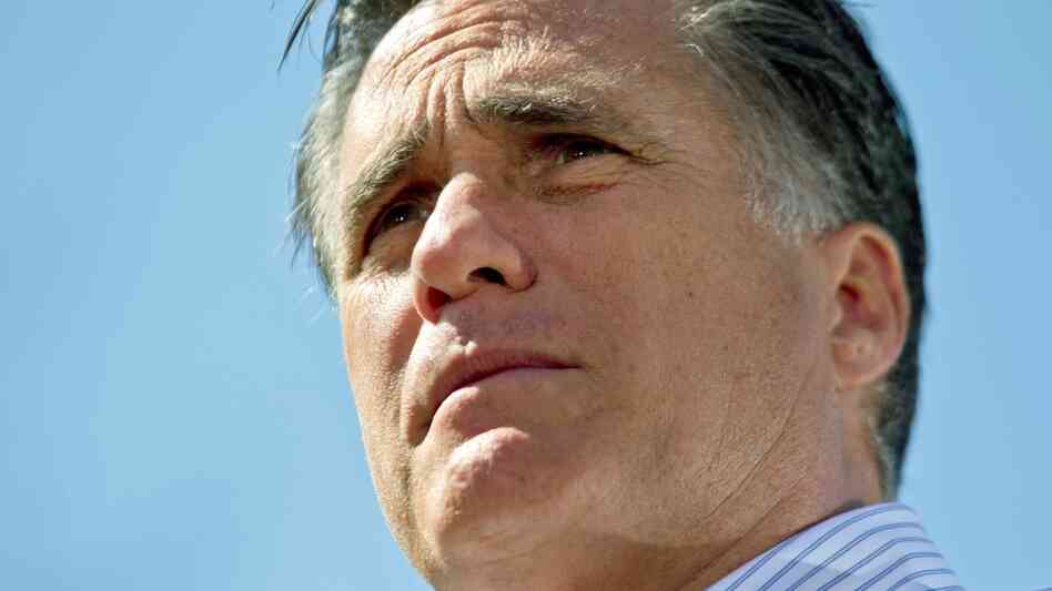 By talking about "restoring" the past, Mitt Romney hopes his campaign will have broad appeal. Here he addresses supporters during a campaign stop at Kirkwood Park on March 13 in Kirkwood, Missouri. 