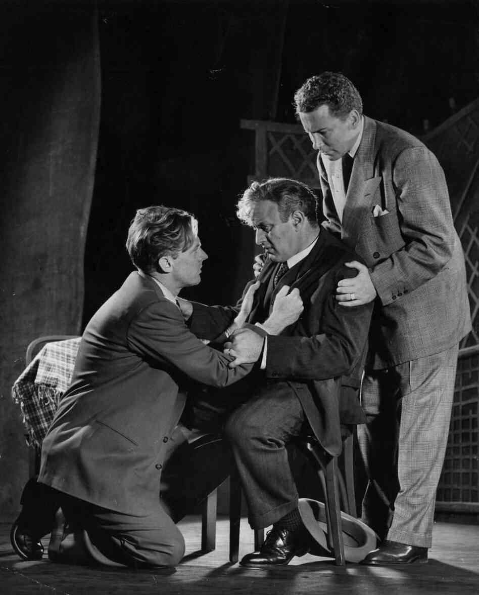 Lee J. Cobb (center) starred in the original, 1949 Broadway production of Death of a Salesman.