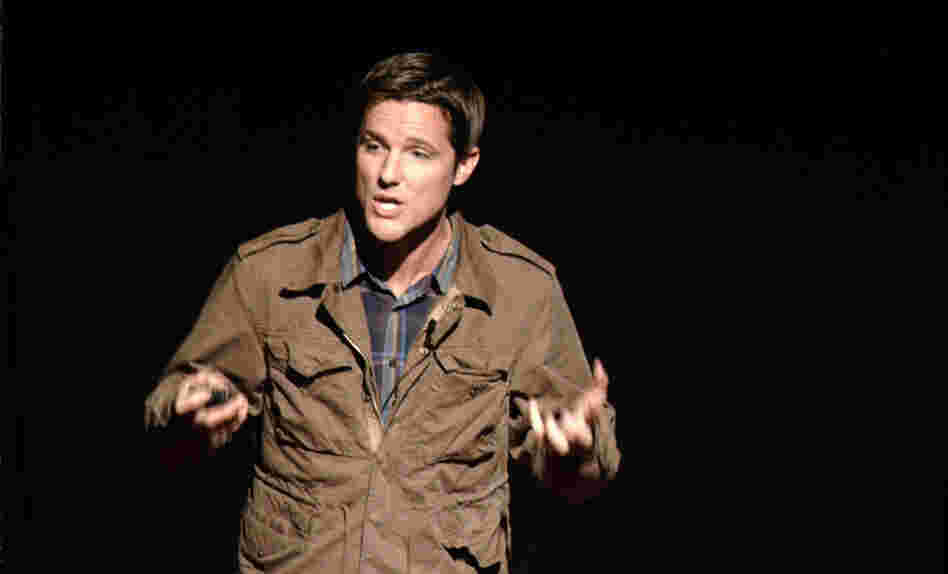 Jason Russell of Invisible Children speaks at TEDxSanDiego in December 2011.