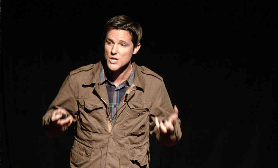 Jason Russell of Invisible Children speaks at TEDxSanDiego in December 2011.