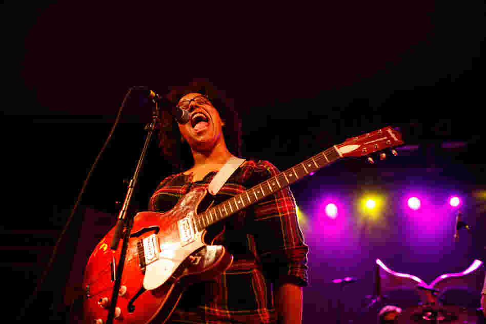  Brittany Howard, the charismatic lead singer for the rock/soul outfit Alabama Shakes, told Bob Boilen and Ann Powers that she had never traveled outside the American Southeast prior to playing NPR Music's SXSW Showcase. 