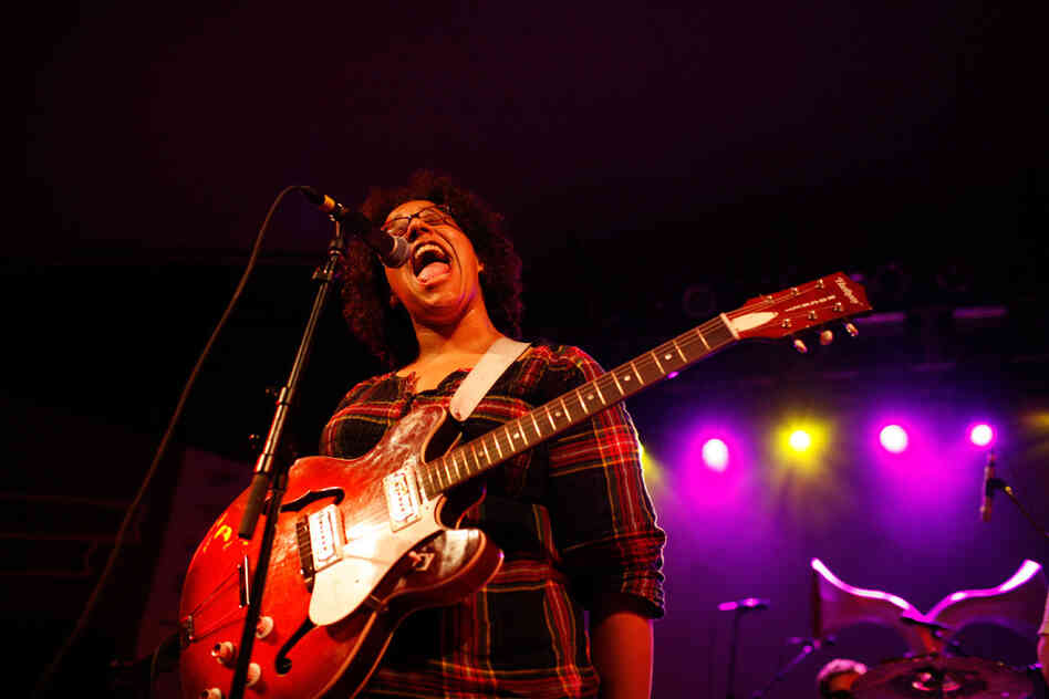  Brittany Howard, the charismatic lead singer for the rock/soul outfit Alabama Shakes, told Bob Boilen and Ann Powers that she had never traveled outside the American Southeast prior to playing NPR Music's SXSW Showcase. 