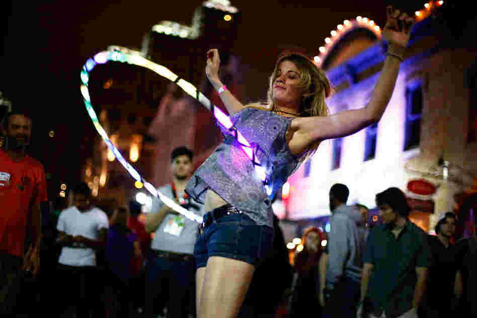 SXSW: Where glow-in-the-dark hula-hooping is considered sport.
