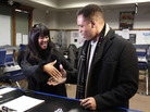 Rep. Jesse Jackson Jr. and his wife, Chicago alderman Sandi Jackson, ask each other for their support and votes as they arrive at a polling station for early voting in Chicago on March 9. Rep. Jesse Jackson Jr. and his wife, Chicago alderman Sandi Jackson, ask each other for their support and votes as they arrive at a polling station for early voting in Chicago on March 9.