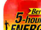 A bottle of 5-Hour Energy drink.