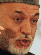 Afghan President Hamid Karzai. Afghan President Hamid Karzai.