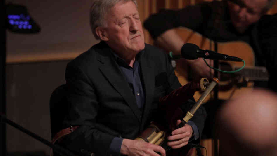 A soulful moment on the Uilleann pipes from Paddy.
