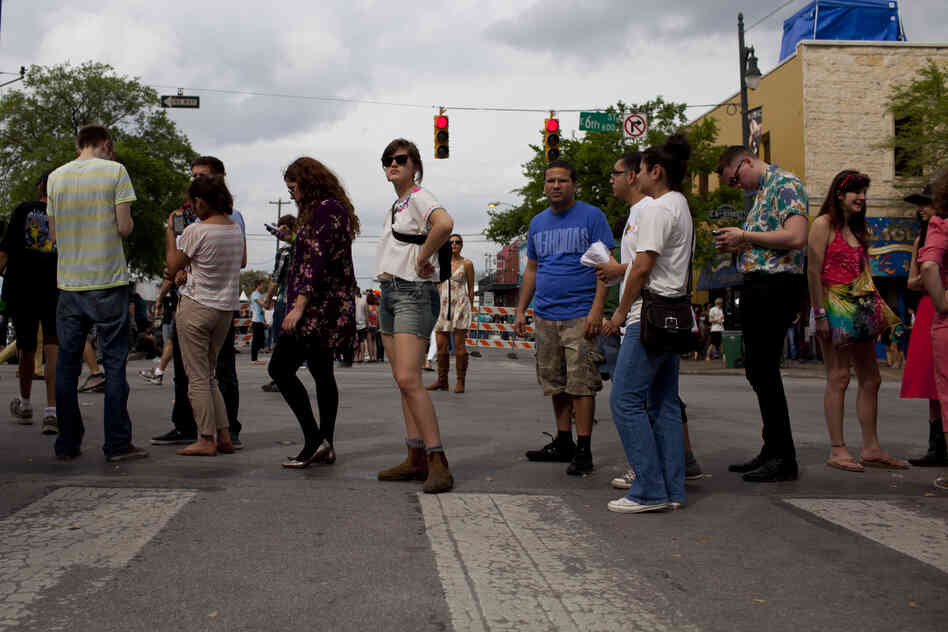 "Really, it's more of a queue than a line."