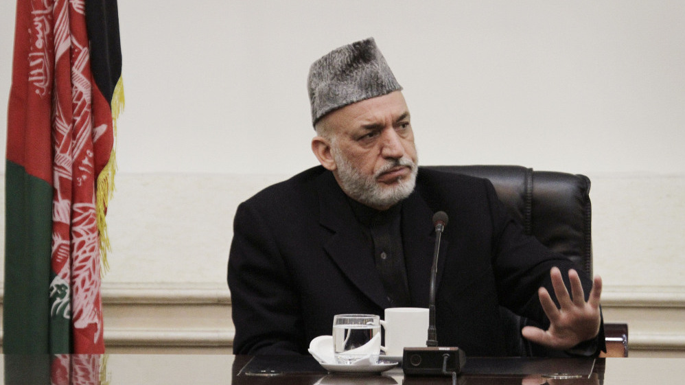 Afghan President Hamid Karzai lashed out at the United States on Friday, saying he is at the 