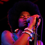 Catherine Harris-White of the hip-hop duo THEESatisfaction performs at Red 7 in Austin, Texas during the South By Southwest music conference. Catherine Harris-White of the hip-hop duo THEESatisfaction performs at Red 7 in Austin, Texas during the South By Southwest music conference.