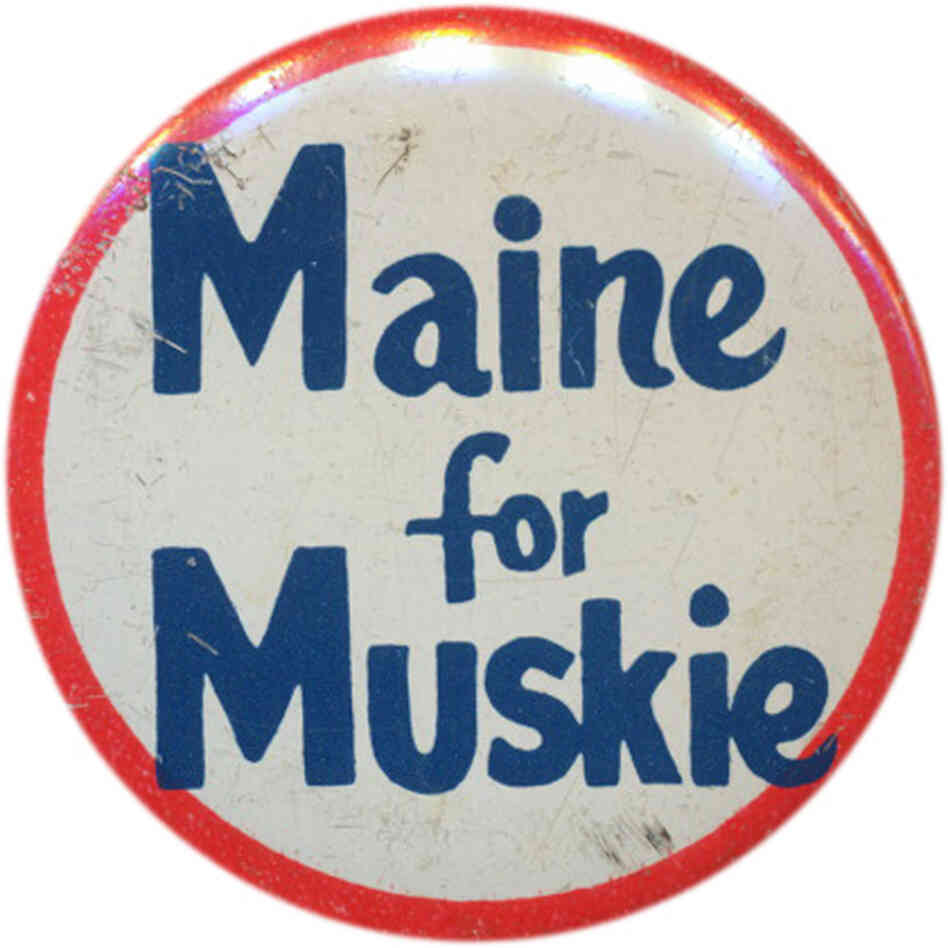 Muskie button Muskie button