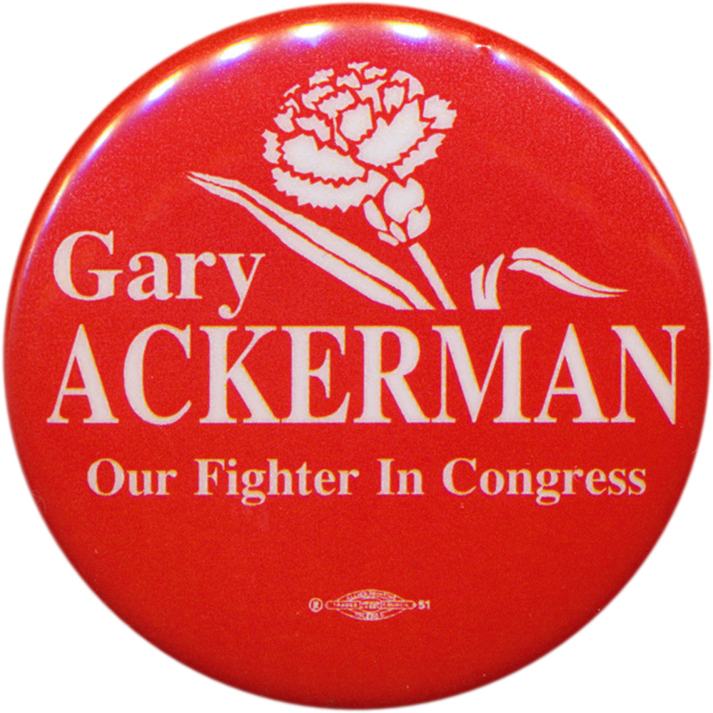 Gary Ackerman button