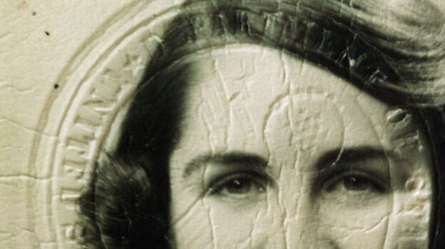 Betty Werther's passport photo from 60 years ago. (Courtesy Betty Werther)