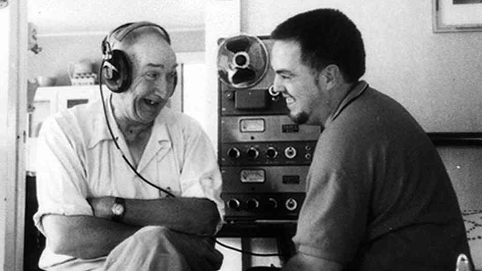 Alan Lomax (right) with musician Wade Ward during the Southern Journey recordings, 1959-1960.