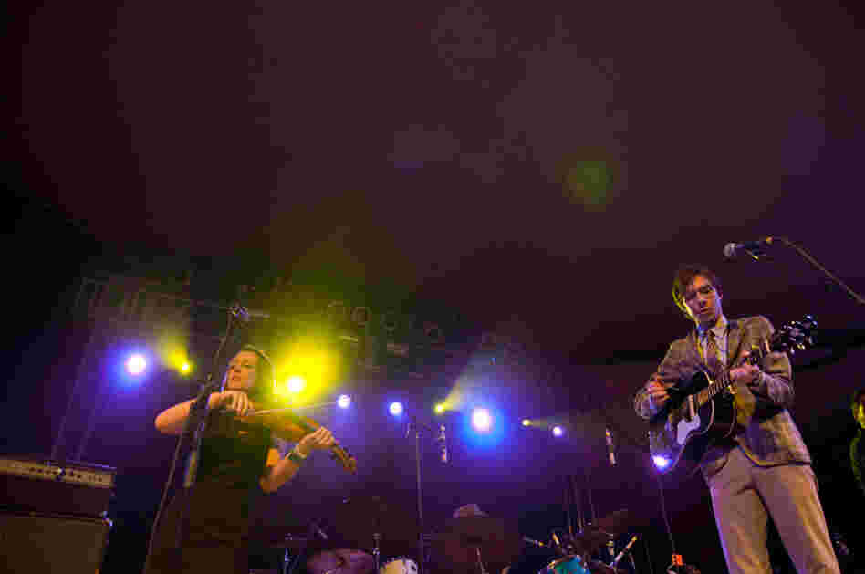 Justin Townes Earle is a regular at SXSW by now. He played two shows on Saturday: an acoustic gig for KEXP at the Austin Convention Center and another with a full band at Stubb's.