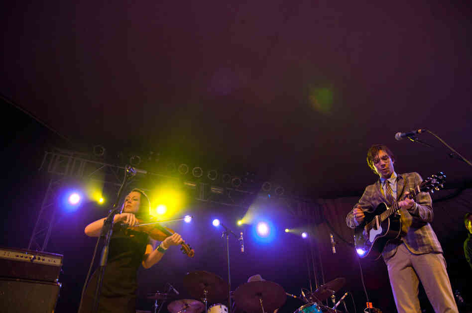 Justin Townes Earle is a regular at SXSW by now. He played two shows on Saturday: an acoustic gig for KEXP at the Austin Convention Center and another with a full band at Stubb's.