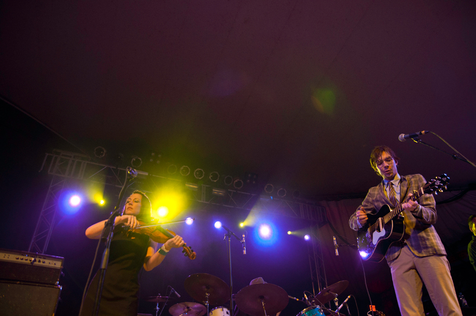 Justin Townes Earle is a regular at SXSW by now. He played two shows on Saturday: an acoustic gig for KEXP at the Austin Convention Center and another with a full band at Stubb's.