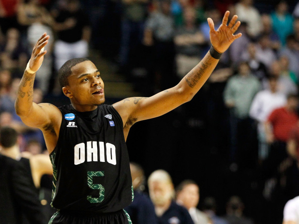 D.J. Cooper of the Ohio Bobcats during Sunday's victory over South Florida, in Nashville.