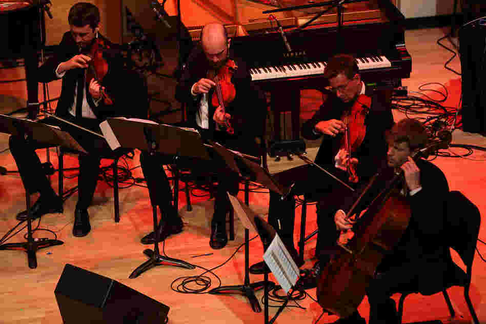 Deacon, the Calder Quartet and the NOW Ensemble joined forces for 'An Opal Toad with Obsidian Eyes.'.