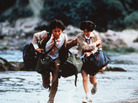 Shuya Nanahara (Tatsuya Fujiwara) and Noriko Nakagawa (Aki Maeda) are two Japanese high school students among 42 left on a deserted island, each with a bag of supplies and weapons, and forced to fight to the death in Battle Royale. Shuya Nanahara (Tatsuya Fujiwara) and Noriko Nakagawa (Aki Maeda) are two Japanese high school students among 42 left on a deserted island, each with a bag of supplies and weapons, and forced to fight to the death in Battle Royale.