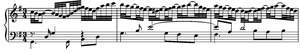 Variation No. 13 - ninth measure.