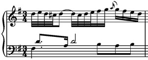 Variation No. 13 - second measure.