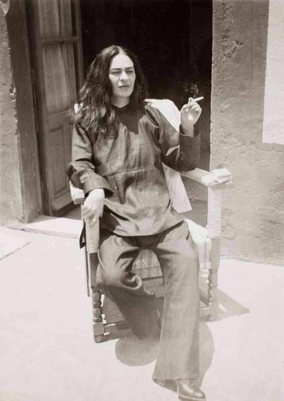 Frida Kahlo after an operation, 1946 