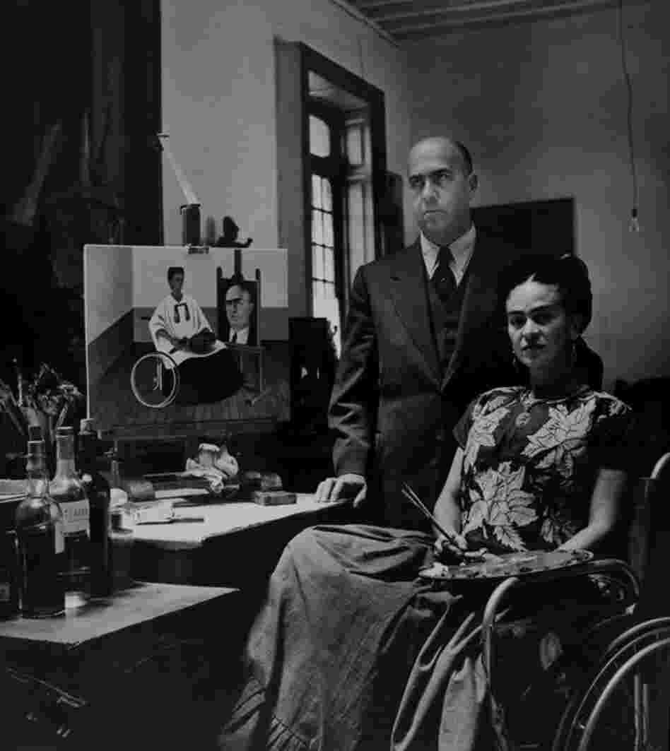 Frida Kahlo with Dr. Juan Farill, 1951 