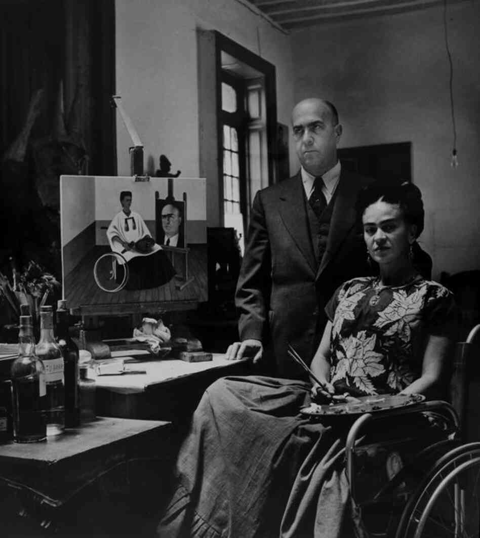 Frida Kahlo with Dr. Juan Farill, 1951 
