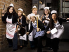Several of the "nonnas," or grandmothers, who cook at the Enoteca Maria Italian restaurant in Staten Island, N.Y. Several of the "nonnas," or grandmothers, who cook at the Enoteca Maria Italian restaurant in Staten Island, N.Y.