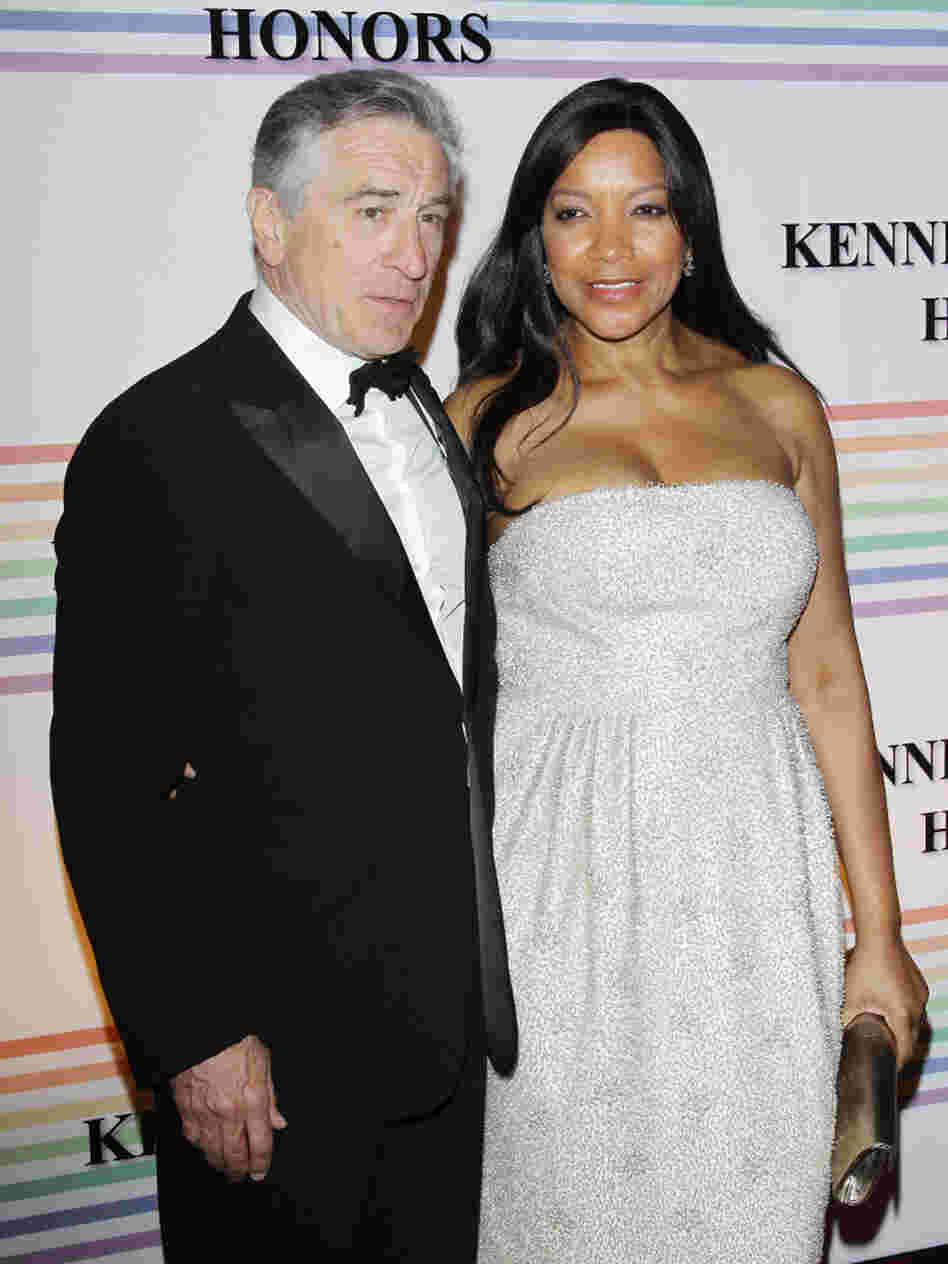 Actor Robert De Niro with his wife, Grace Hightower, in Washington, D.C., on Dec. 4, 2011.
