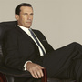 Don Draper, played by Jon Hamm, celebrates his 40th birthday in the fifth season of Mad Men. Don Draper, played by Jon Hamm, celebrates his 40th birthday in the fifth season of Mad Men.