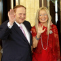 Sheldon and Miriam Adelson attend the opening ceremony of Four Seasons Hotel in Cotai Strip in Macau, Aug. 28, 2008. Sheldon and Miriam Adelson attend the opening ceremony of Four Seasons Hotel in Cotai Strip in Macau, Aug. 28, 2008.